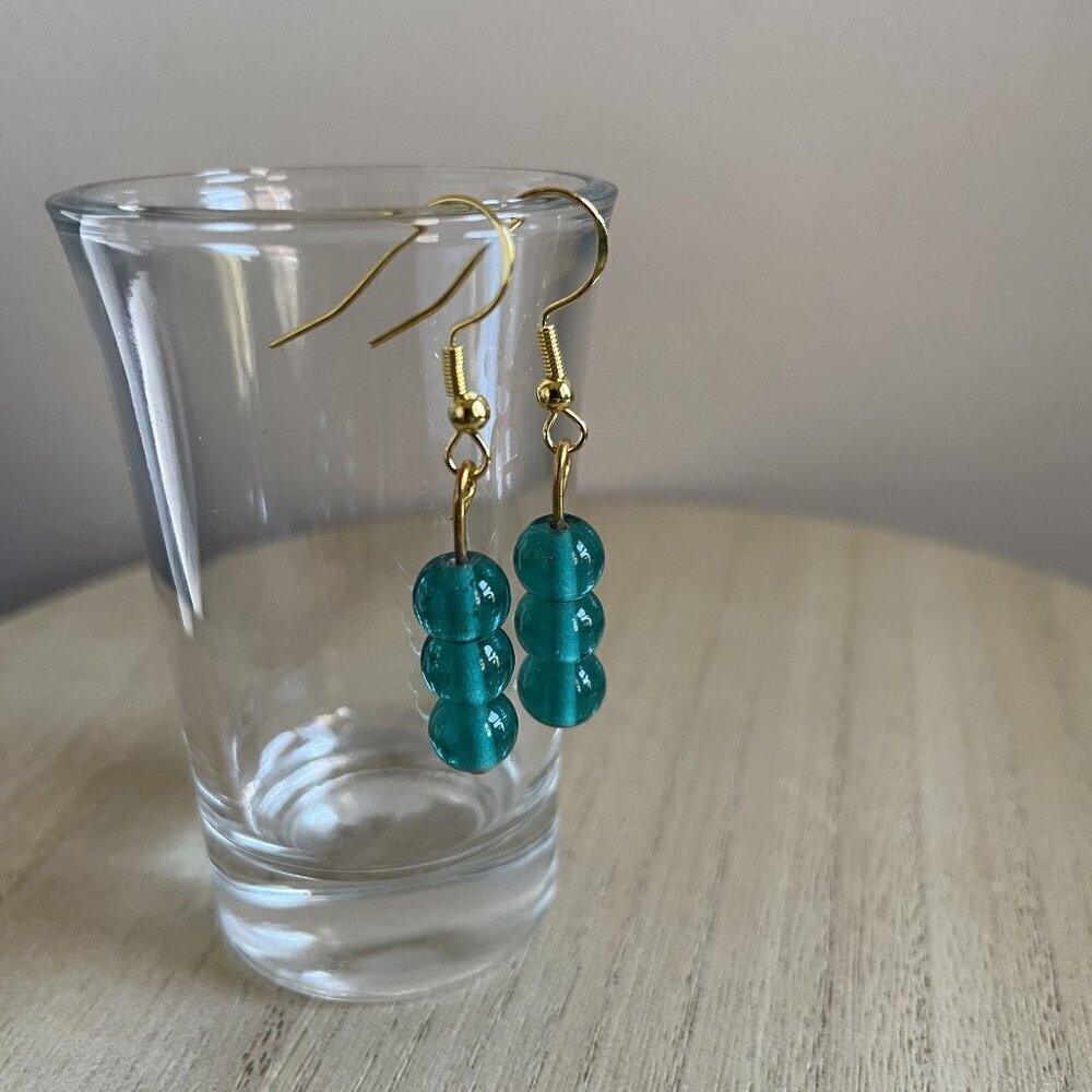 Colleen Beaded Earrings, boho, chic, handmade, casual, gold, silver, delicate, l